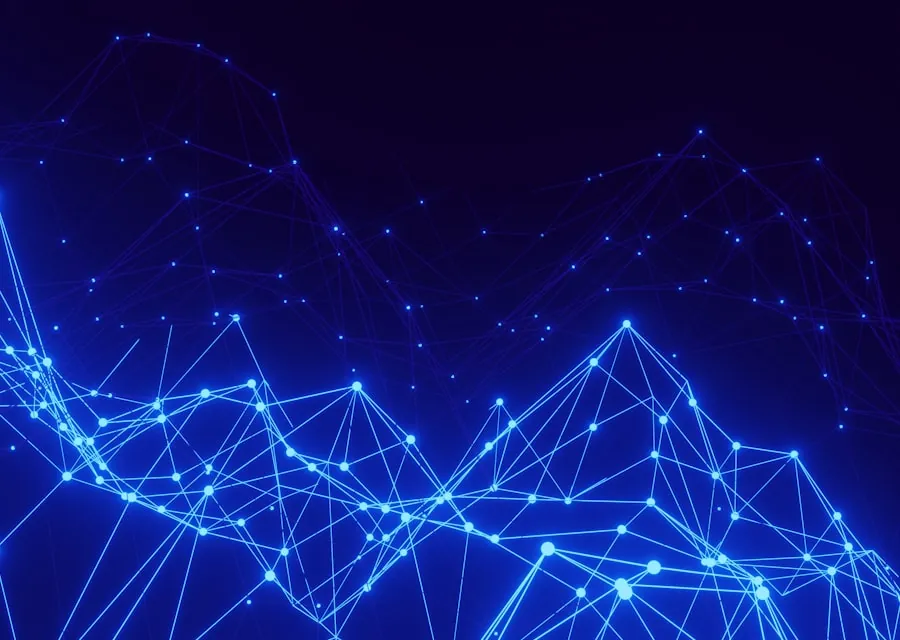 Neural network of connected nodes